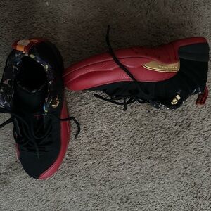 Jordan Kids Sneakers in Black, Red, and Gold
